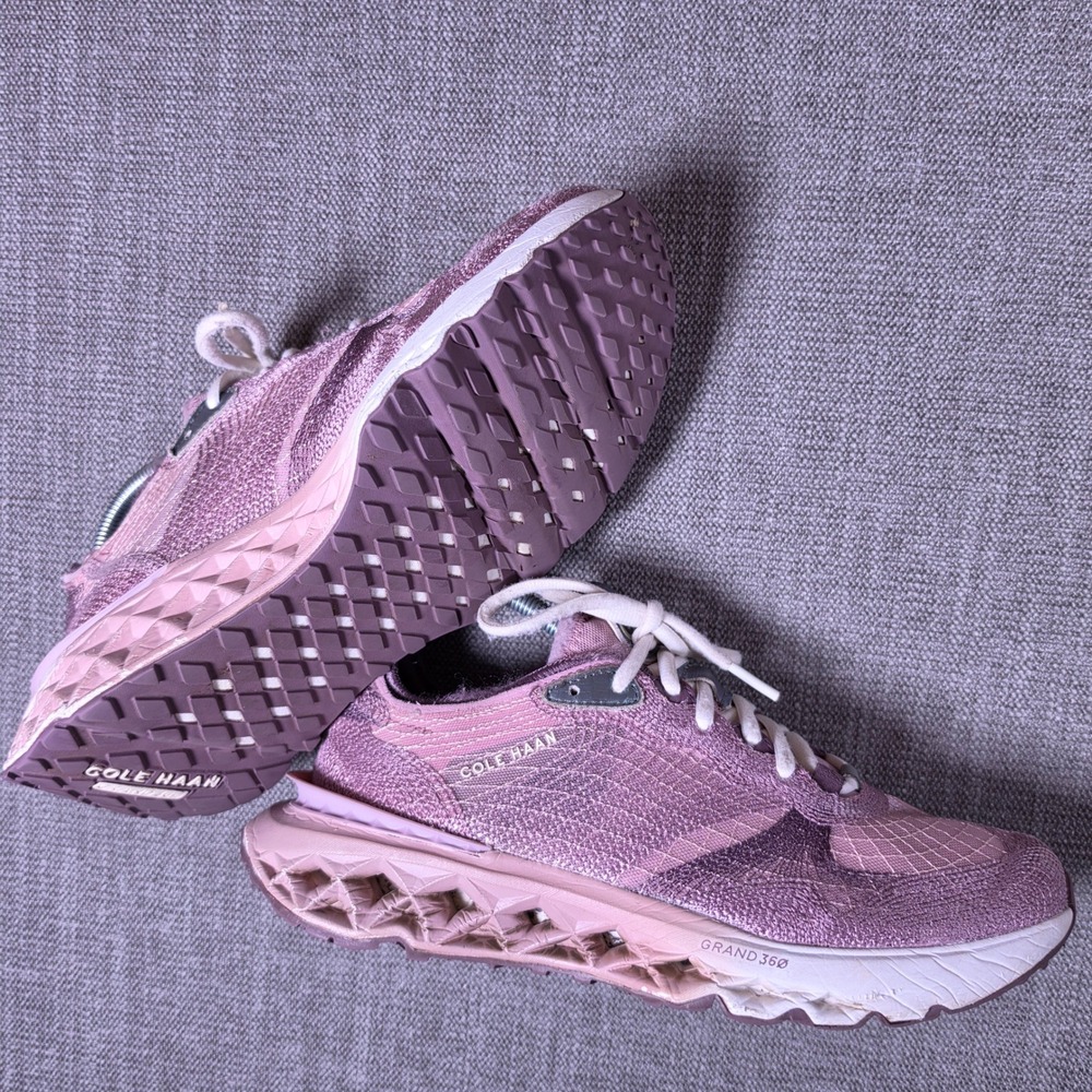 Cole Haan ZEROGRAND Outpace 2 Women 8.5 Pink W29639 Knit Athletic Running Shoes